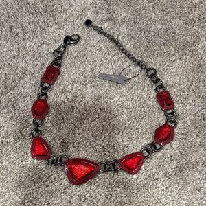 Chico's Red Statement Necklace